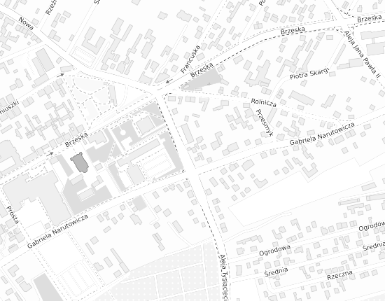 Mapa z adresem organizacji