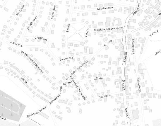 Mapa z adresem organizacji