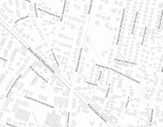 Mapa z adresem organizacji