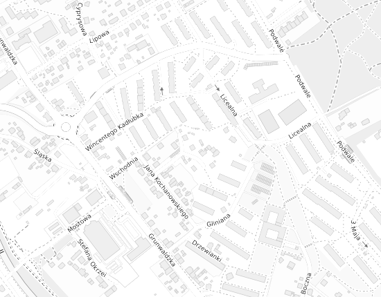 Mapa z adresem organizacji