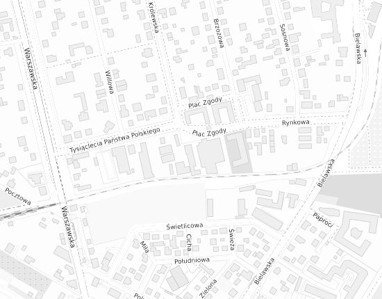 Mapa z adresem organizacji