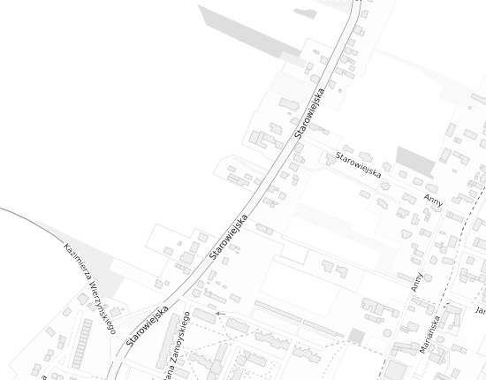 Mapa z adresem organizacji