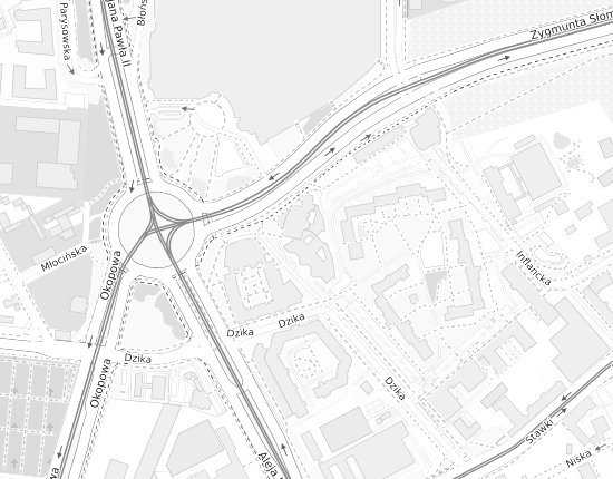 Mapa z adresem organizacji