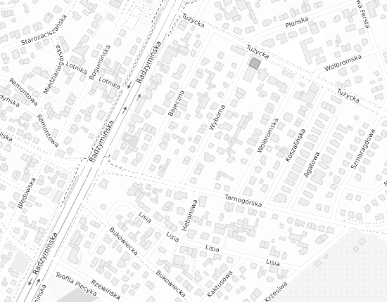 Mapa z adresem organizacji
