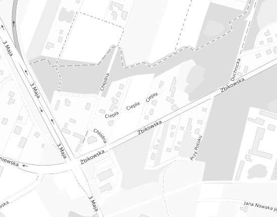 Mapa z adresem organizacji