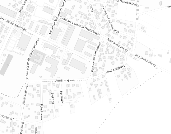 Mapa z adresem organizacji