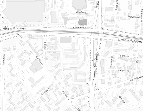 Mapa z adresem organizacji