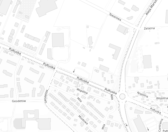 Mapa z adresem organizacji