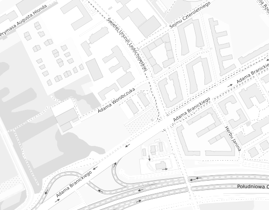 Mapa z adresem organizacji