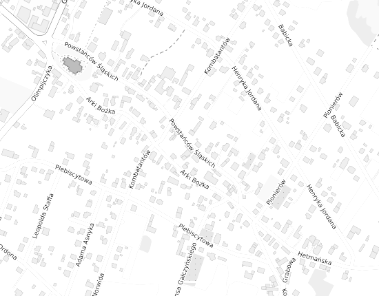 Mapa z adresem organizacji