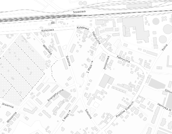 Mapa z adresem organizacji
