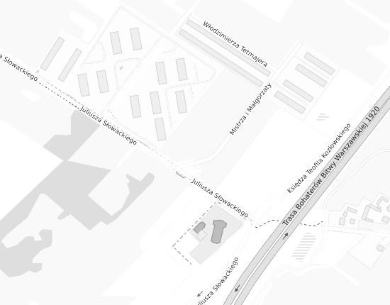 Mapa z adresem organizacji