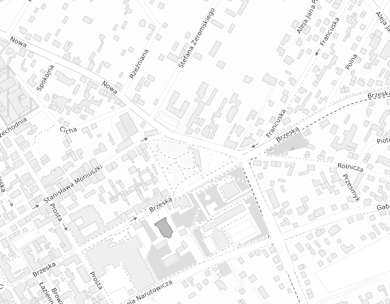 Mapa z adresem organizacji