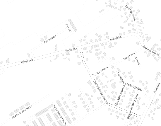 Mapa z adresem organizacji