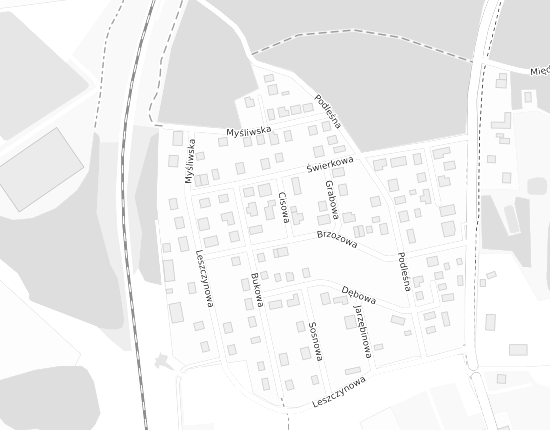 Mapa z adresem organizacji