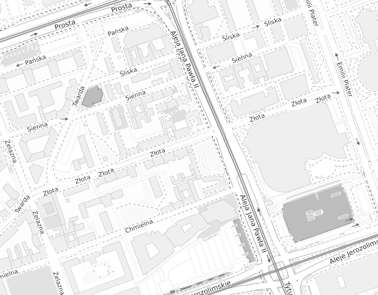 Mapa z adresem organizacji