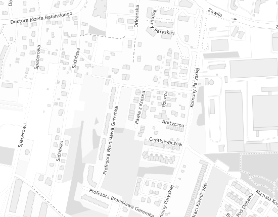 Mapa z adresem organizacji