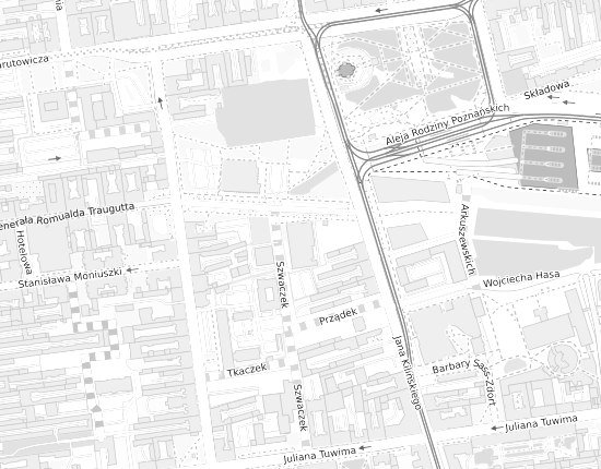Mapa z adresem organizacji