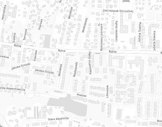 Mapa z adresem organizacji