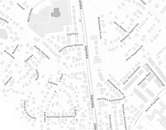 Mapa z adresem organizacji