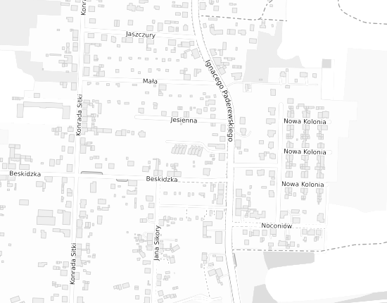 Mapa z adresem organizacji