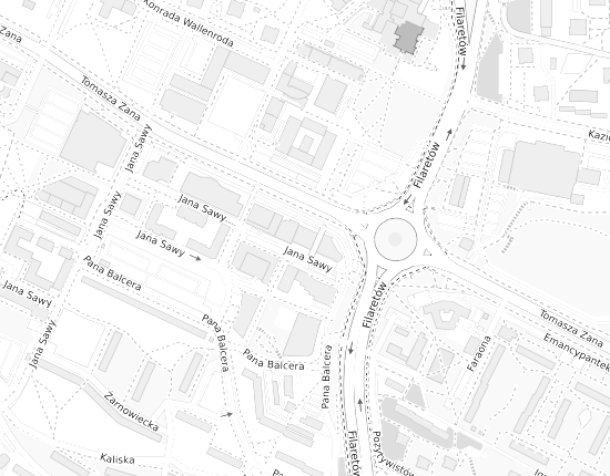 Mapa z adresem organizacji