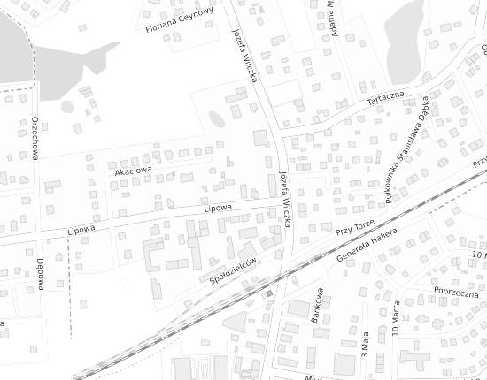 Mapa z adresem organizacji