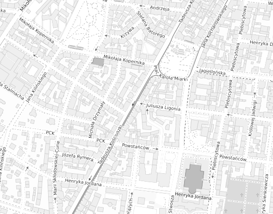 Mapa z adresem organizacji