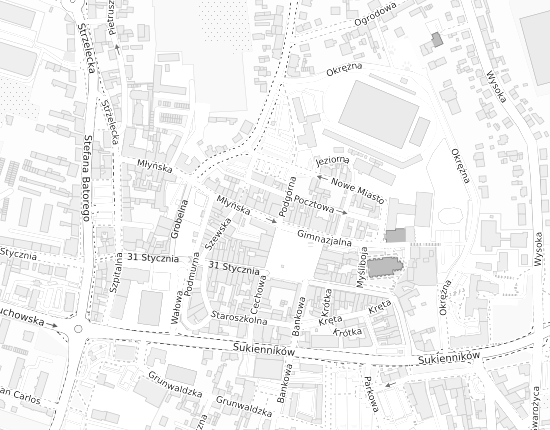 Mapa z adresem organizacji
