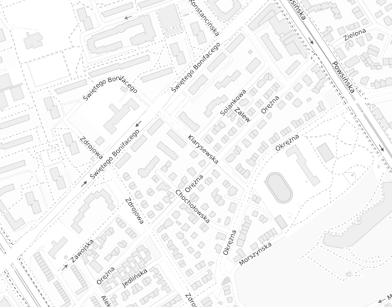 Mapa z adresem organizacji