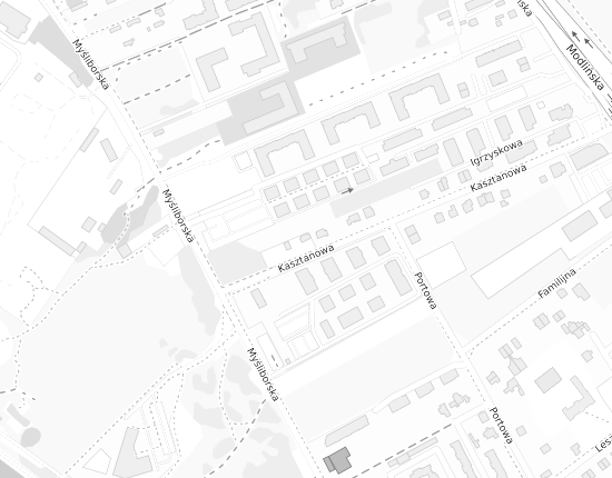 Mapa z adresem organizacji