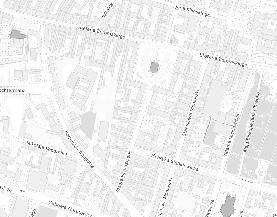 Mapa z adresem organizacji