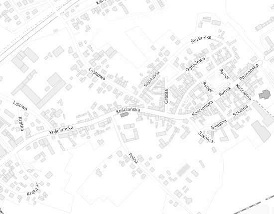 Mapa z adresem organizacji