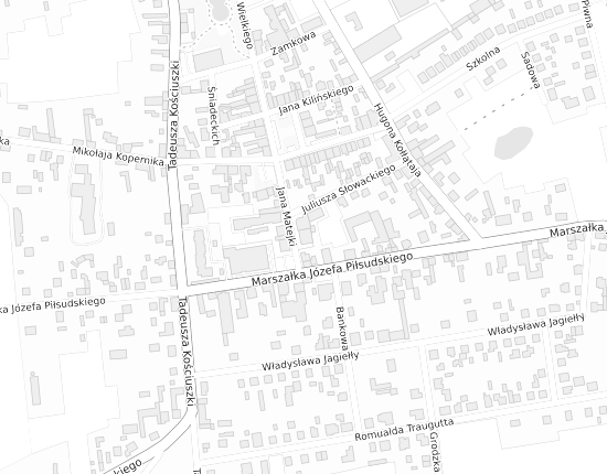 Mapa z adresem organizacji