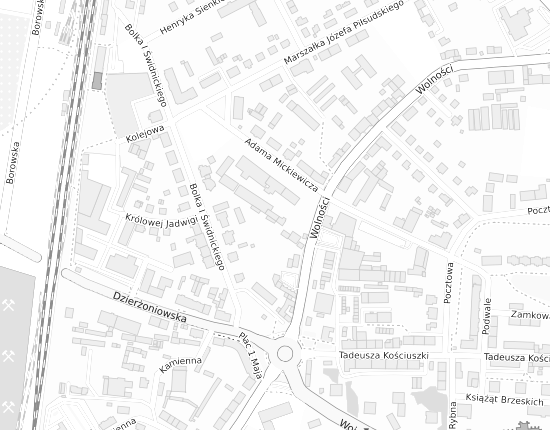 Mapa z adresem organizacji