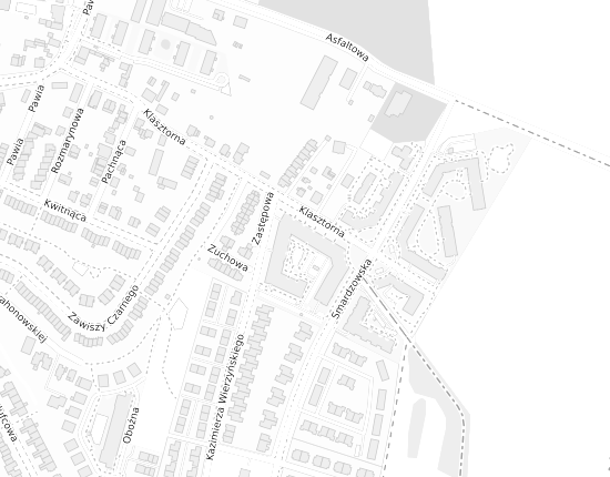 Mapa z adresem organizacji