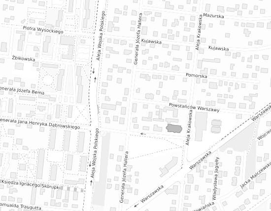 Mapa z adresem organizacji