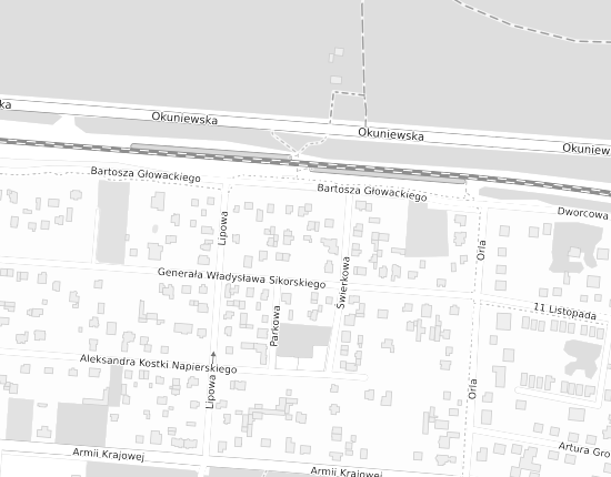 Mapa z adresem organizacji