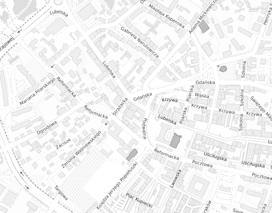 Mapa z adresem organizacji