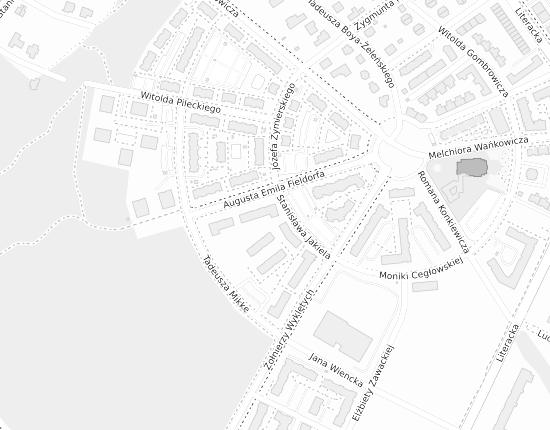 Mapa z adresem organizacji