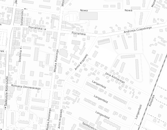 Mapa z adresem organizacji