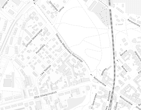 Mapa z adresem organizacji