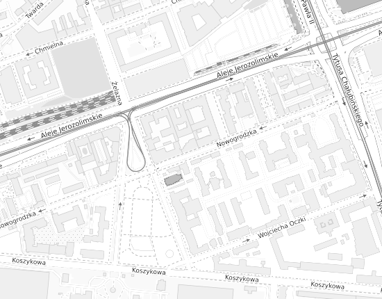 Mapa z adresem organizacji