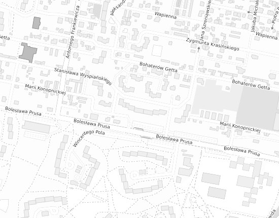 Mapa z adresem organizacji