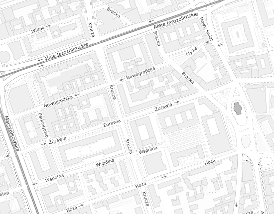 Mapa z adresem organizacji