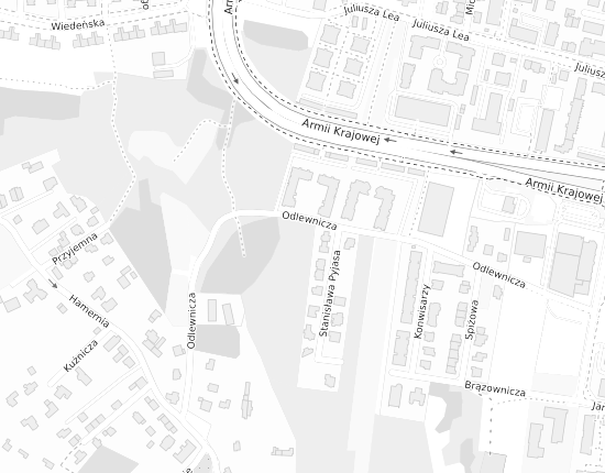 Mapa z adresem organizacji