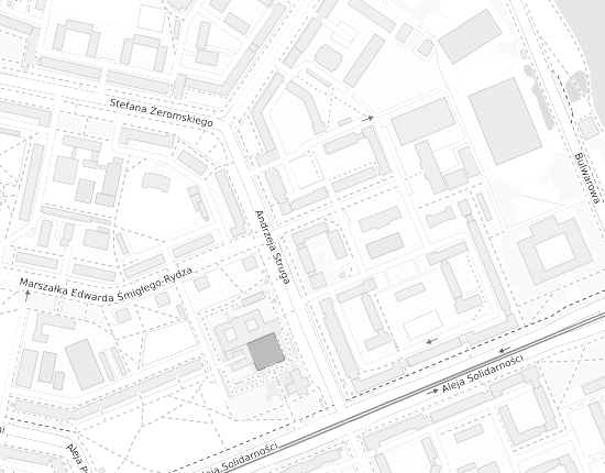 Mapa z adresem organizacji