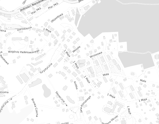 Mapa z adresem organizacji