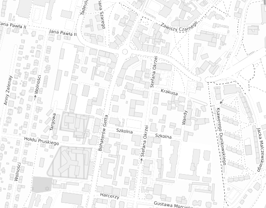 Mapa z adresem organizacji