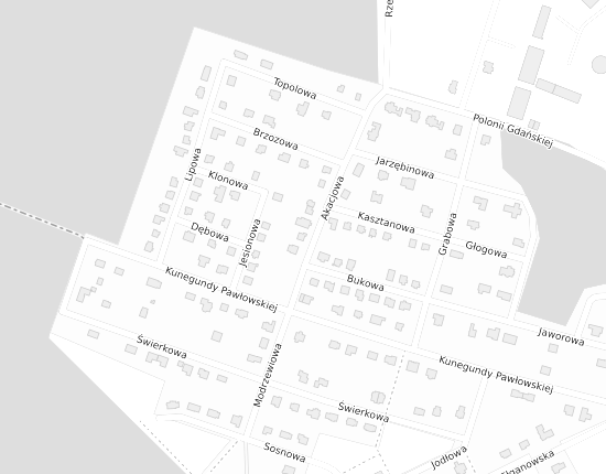 Mapa z adresem organizacji